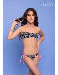 bikini  kids|Swimsuit with print - 4GIVENESS KIDS - Petit Pasha