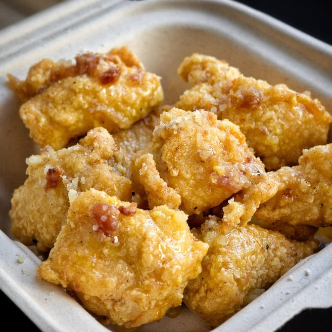 Hot Sauce and Panko To Go by null