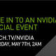 NVIDIA livestream could reveal new GPUs - watch it here at 2am BST, May 7 