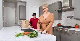 Stepson fucks his stepmom in the kitchen fapcat jpg x Stepmom in kitchen