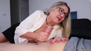 Busty blonde milf gives blowjob titjob and handjob for cum jpg x Blonde milf handjob cumshot