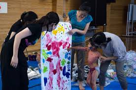 子供　人拓|♡らいおん組♡ボデイペイント♡ | さくらさくみらい早宮のブログ