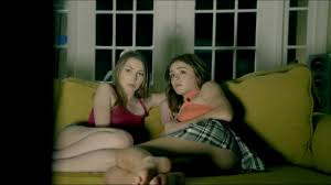 Sexy brunette is scared after a scary movie jpg x Scary movie
