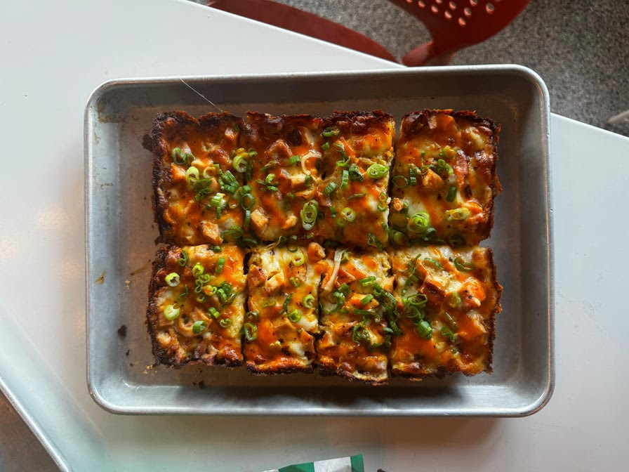 Wrecktangle Pizza by null