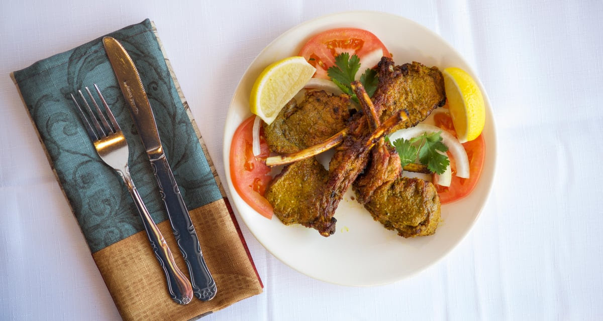 Naan n curry by null