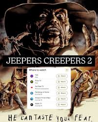 Jeepers creepers poster jpg x Jeepers creepers 2001
