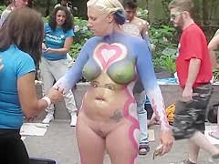 Free body paint sex porn videos from thumbzilla jpg x Body paint sex