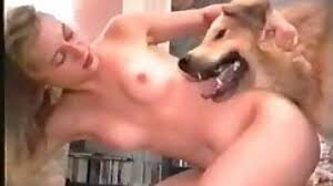 Cute girl has doggy style animal sex with her dog jpg x Girl sex with dog