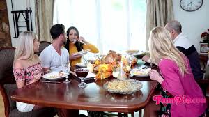 Thanksgiving with the family turned into a threesome with stepbro and his stepsisters jpg x Thanksgiving dinner