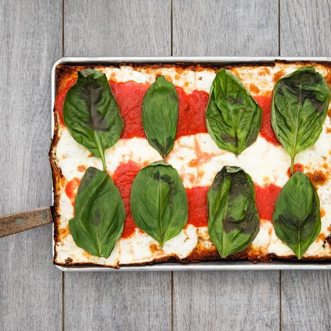 Ghost Box Pizza by Stem Ciders by null