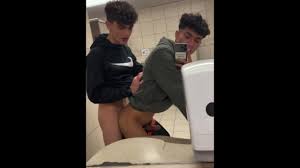 Bathroom gay sex with stepdad and his twink son after shower gay porn jpg x Gay twink bathroom sex