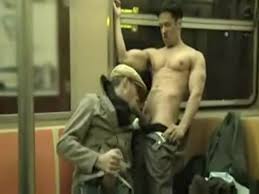 Blowjob in public train jpg x Blowjob in public train