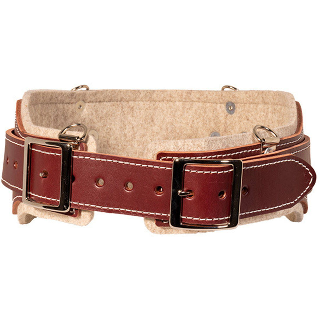 Black Smooth Leather Belt with Square Buckle 5055