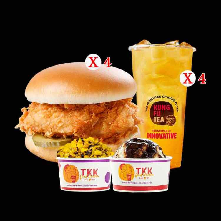 Kung Fu Tea X TKK Chicken by null