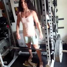 Luscious amateur milf tia strips down naked before lifting weights pichunter jpg x Tia lifting weight at