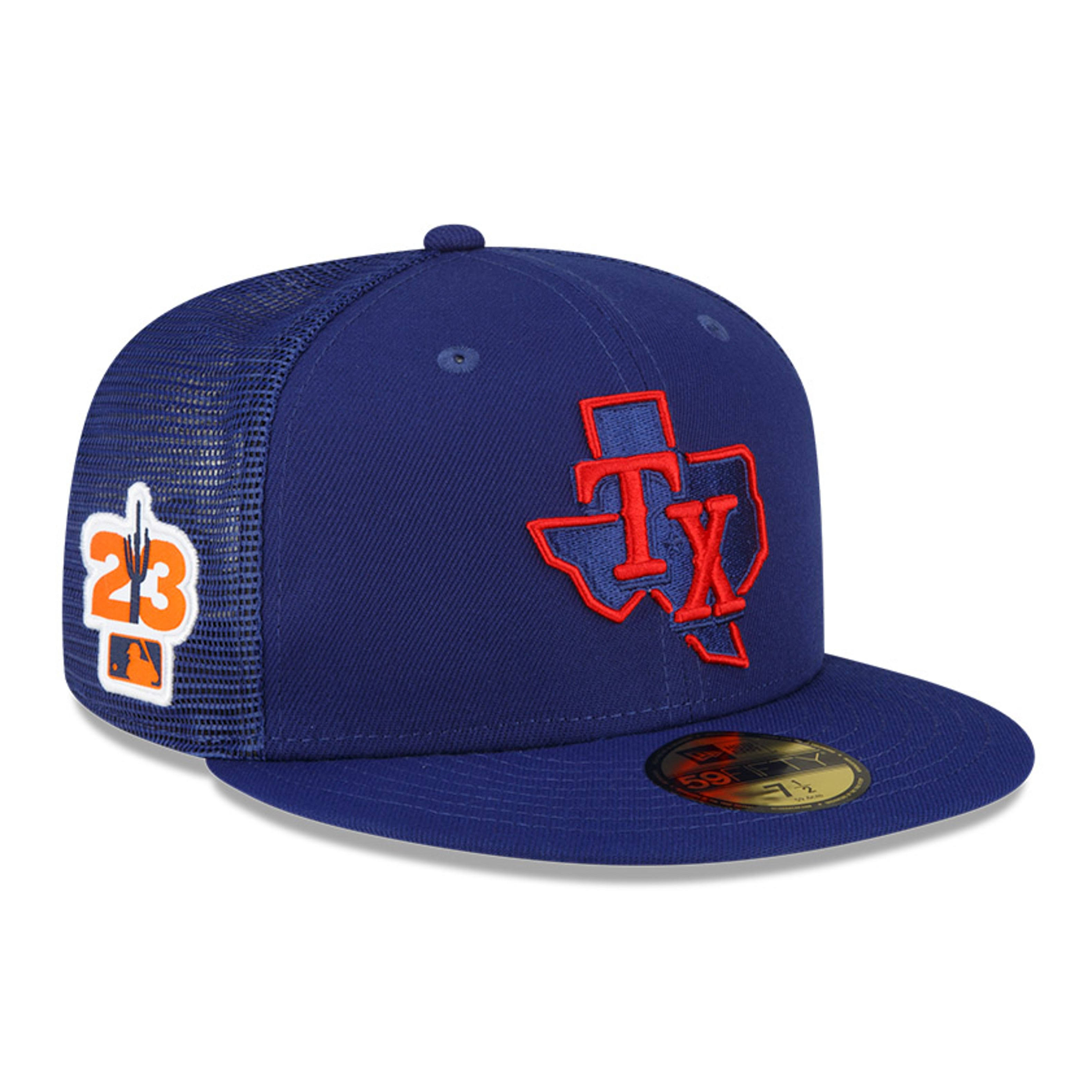 Texas Rangers 50th Anniversary patch hat., By Pro Image Sports-Durant