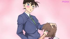 On juicy ran mouri poured sea of sperm detective conan hentai jpg x Conan hentai