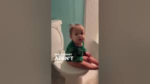 pooping little girl |A vector set of a cute little girl pooping at toilet holding tissue paper  roll の Stock ベクター | Adobe Stock