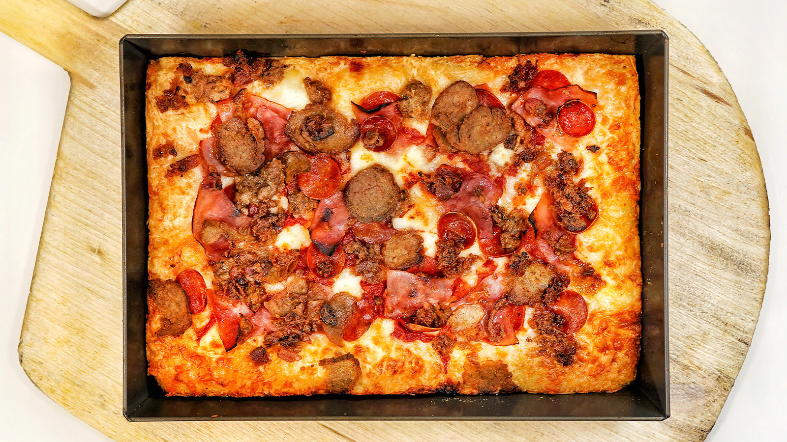 8Mileπ Detroit Style Pizza by null