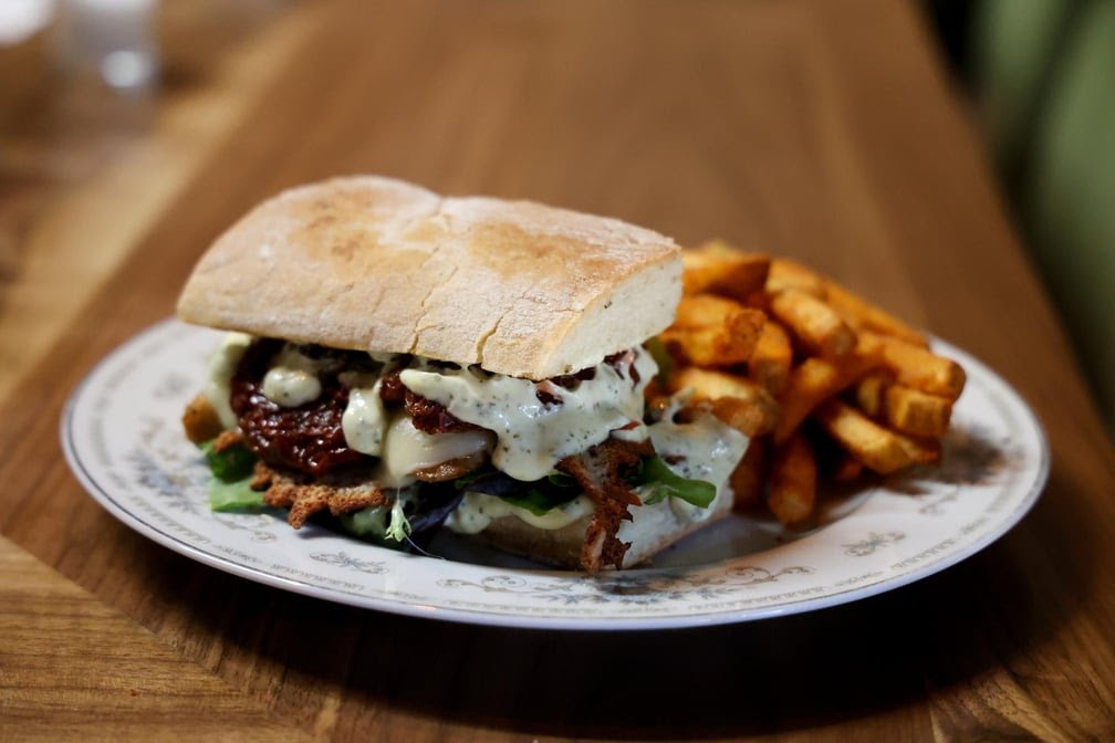 Food and Table by null