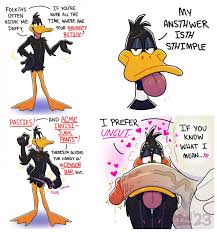 Honey bunny gets fucked in her throat daffy duck jpg x Daffy duck