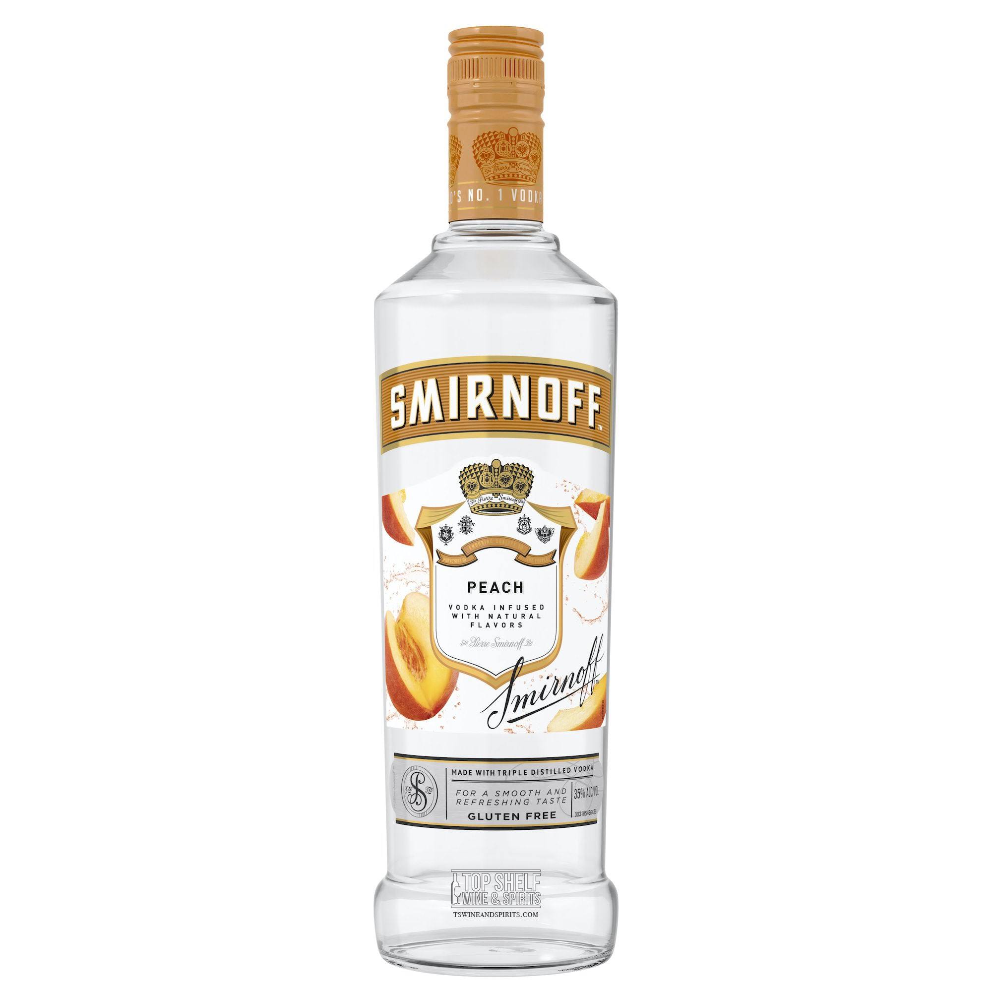 Smirnoff Peach 70 Proof Vodka Infused With Natural Flavors