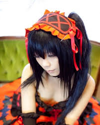 Kurumi tokisaki cosplayer bounces on hard cock cosplay porn tube jpg x Kurumi cosplay