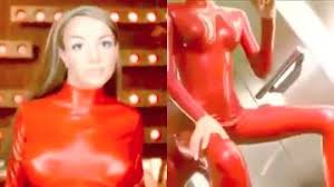 Red latex catsuit jpg x Red latex catsuit