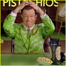 Stephen Colbert Cracks His Head for Wonderful.