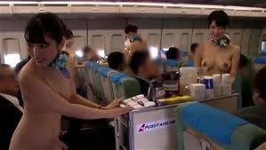 Polite japanese air hostesses from pussy airlines take care of guests jpg x Japanese air