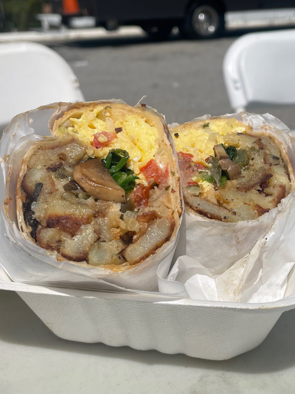 LA BREAKFAST BURRITOS by null