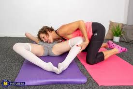 The gorgeous yoga instructor has passionate lesbian sex with her brand new student jpg x Lesbian yoga teacher