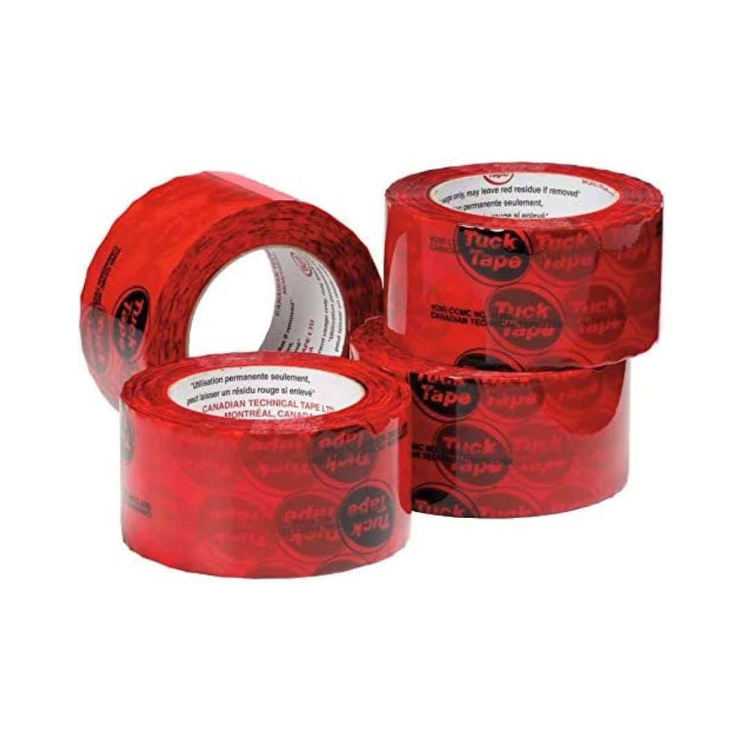 Tuck Tape Construction Sheathing Tape, Epoxy Resin Tape, 2.4 in x 180 ft  (Red)