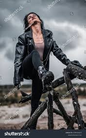 Leather outfit young girls|Katie Pocket Mini Skirt - Black Leather