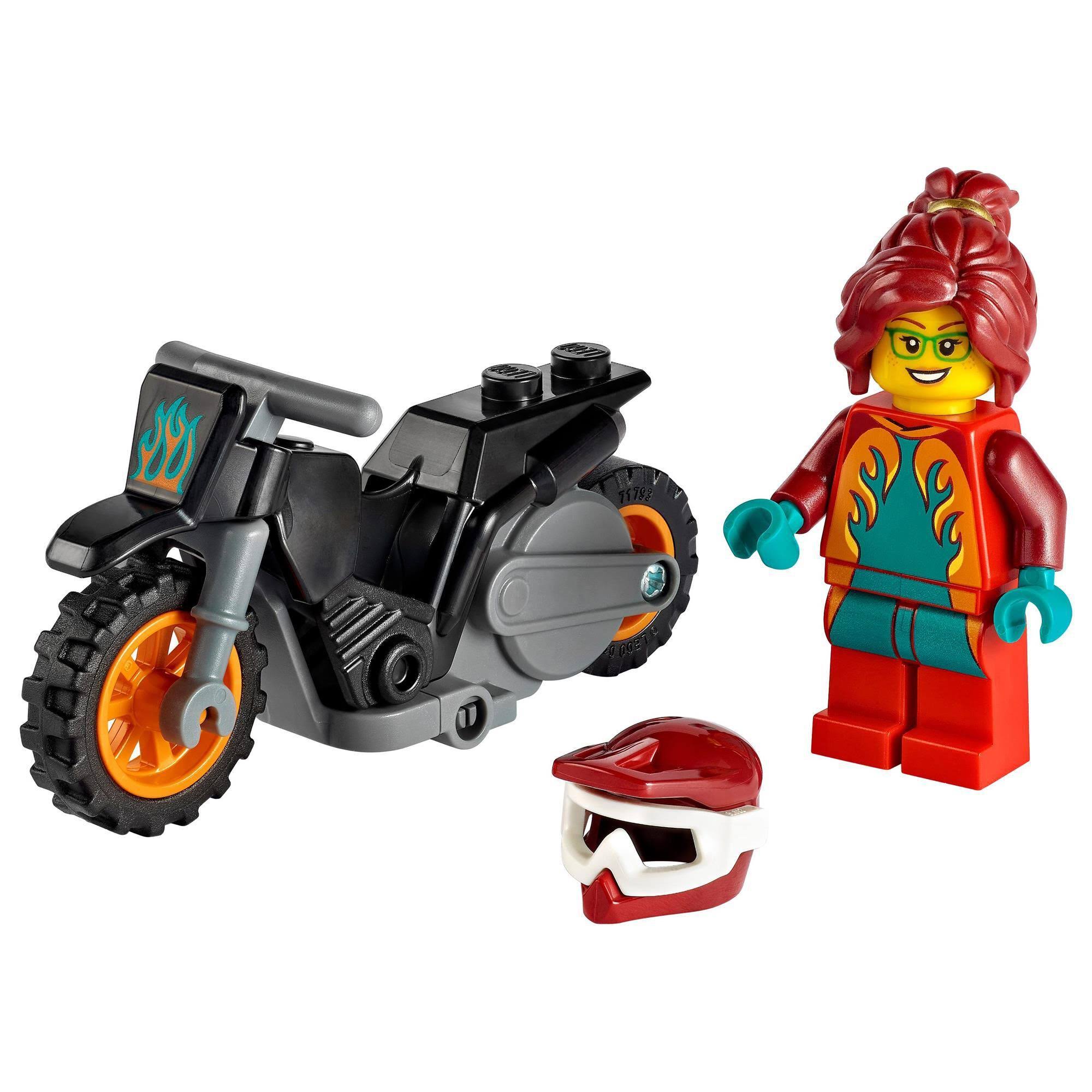 LEGO City Stuntz Reckless Scorpion Stunt Bike Set 60332 with  Flywheel-Powered Toy Motorcycle and Racer Minifigure, Small Gift for Kids  Aged 5 Plus 