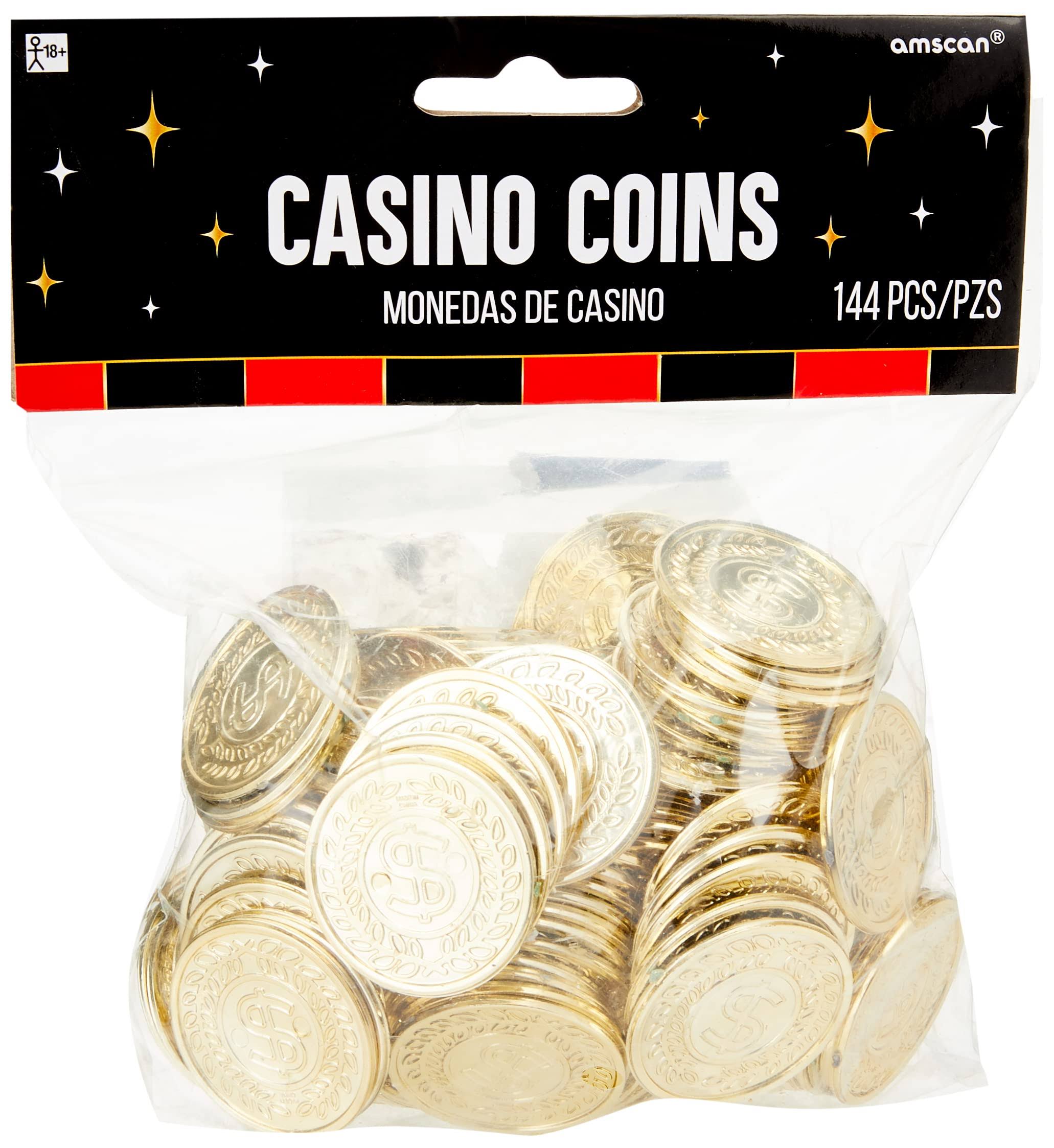 Novelty Amscan Plastic Gold Coins Value Pack - 400 Ct.