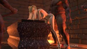 Hot elf slut fucked big orc cock skyrim porn jpg x Orcs fucked