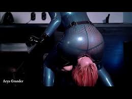 Red catsuit facesitting xhv jpg x Latex facesitting