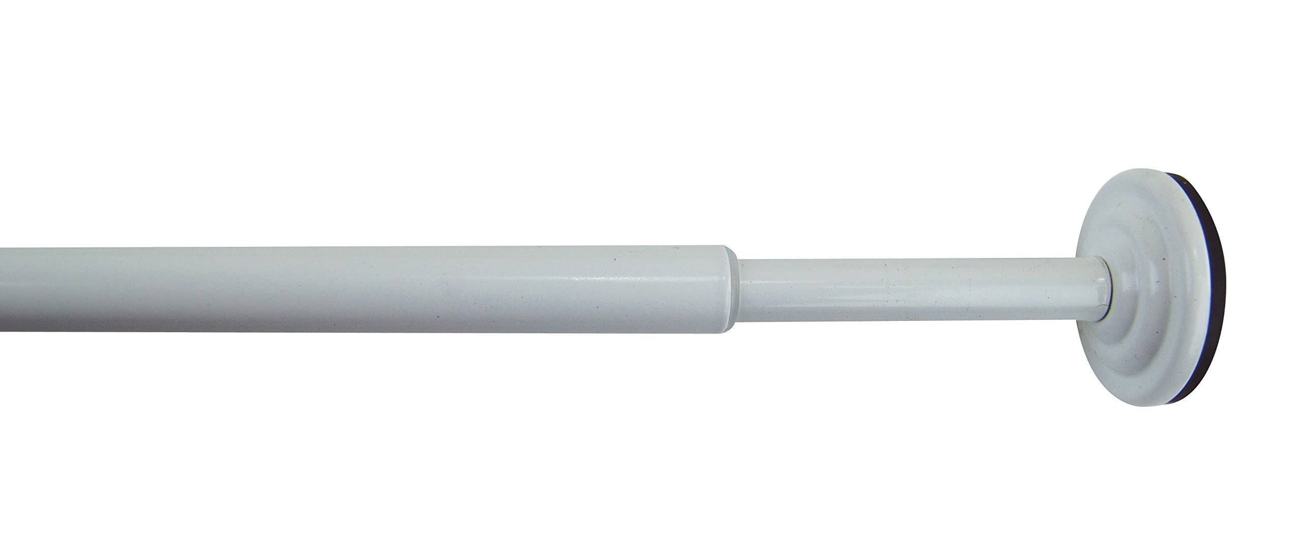 Versailles Home Fashions 36-54in Mini Tension Rod White