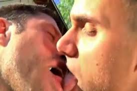 Gay tongue kissing porn videos jpg x Gay kissing