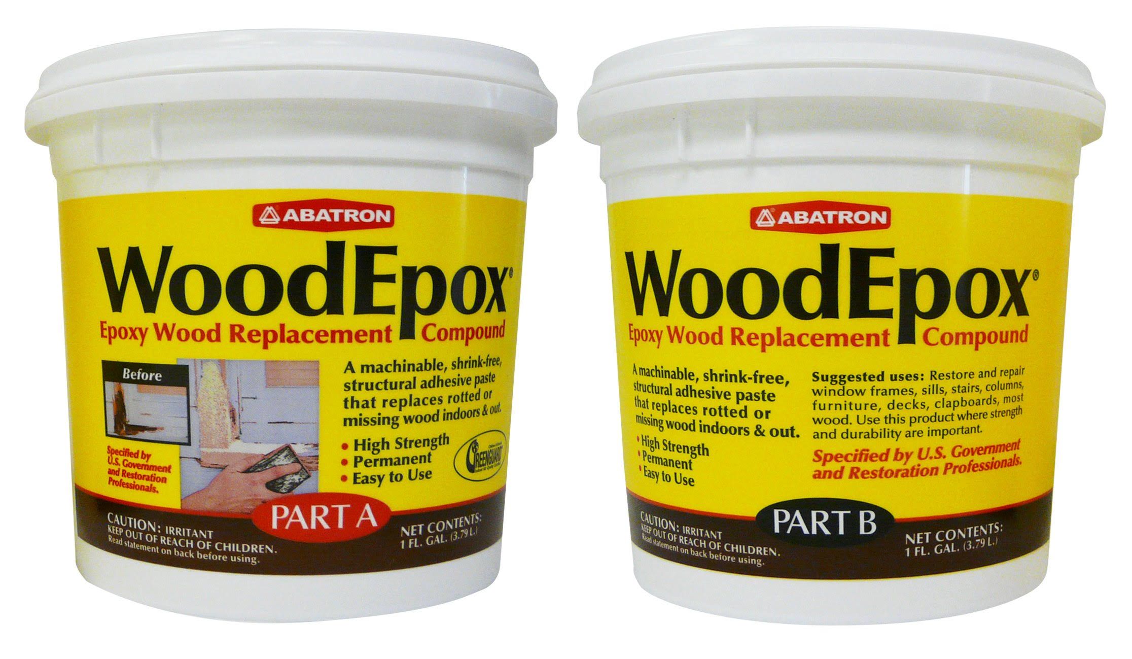 Abatron Woodepox Epoxy Wood Replacement Compound Kit - 2gal