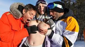 Two ski patrol members shove their way into the holes of enrika videos porn photos private porn sex videos jpg x Snow sex