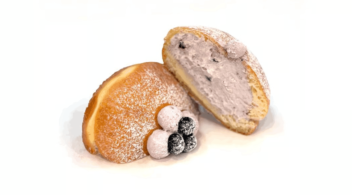 Flour Fresh Cream Donut by null