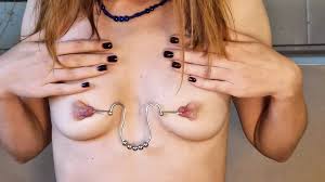 Busty teen with natural tits and a nipple piercing jpg x Piercing tits