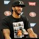 Kaepernick will sit for anthem until there's change 