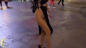 Married woman upskirt with no panties in public jpg x No pants upskirt