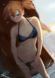 Sexy huge boobs pokemon hentai girl misty in micro biki e jpg x Pokemon misty hentai