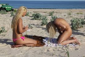 Blonde lesbian beach jpg x Blonde lesbian beach