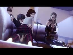 Mokujin hornywood makoto niijima fucks akira at home and in the velvet room persona png x Makoto niijima gets