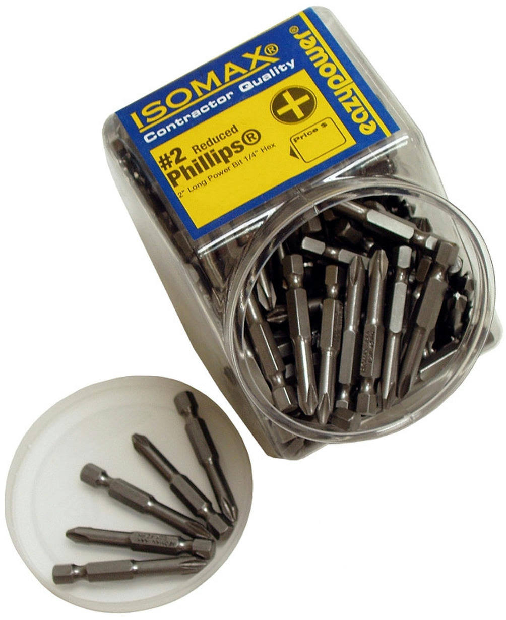Eazypower Corporation 3385 Phillips Bits - No. 2, 2"